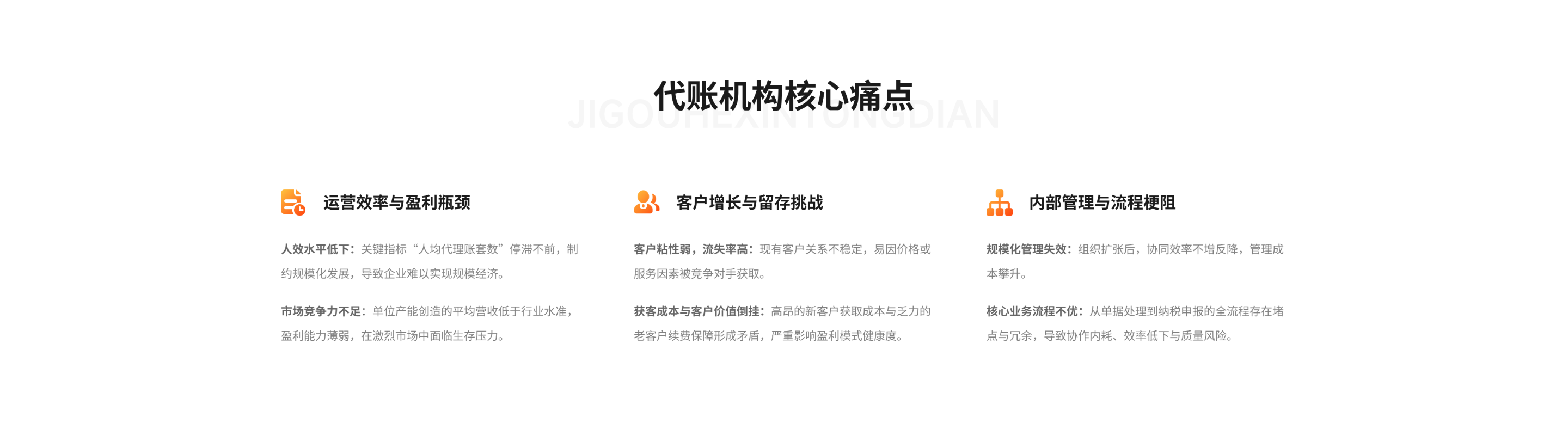 代账机构核心痛点